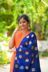 Orange Straight Salwar