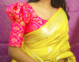 Pink Banaras Blouse
