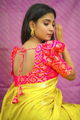 Pink Banaras Blouse