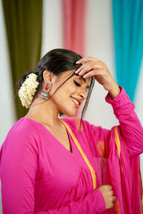 Pink Mul cotton Salwar suit