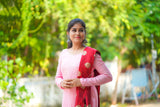Pink Straight Salwar