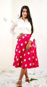 Pink & Lavender dual skirt