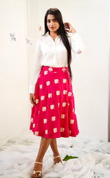 Pink & Lavender dual skirt