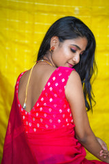 Pink Banaras Blouse