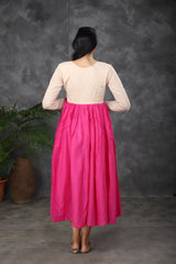Pink Mul cotton dress (Top)