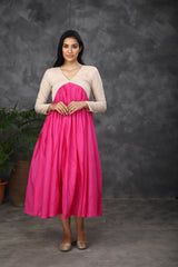 Pink Mul cotton dress (Top)