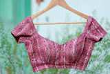Pink cotton pintuck Blouse