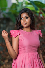 Pink mul Cotton dress (Top)
