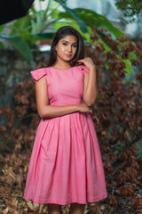 Pink mul Cotton dress (Top)