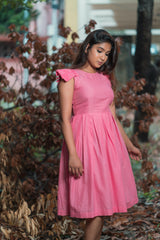 Pink mul Cotton dress (Top)