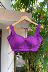 Purple cotton Blouse
