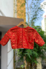 Red Banaras Blouse