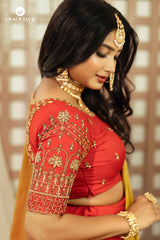 Red Embroidery lehenga