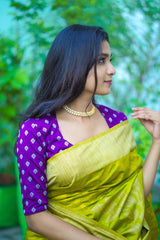 Violet Banaras Blouse