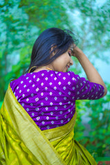Violet Banaras Blouse