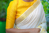 Yellow Banaras Blouse