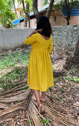 Yellow Cotton Dress