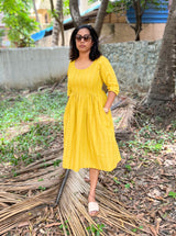 Yellow Cotton Dress