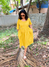 Yellow Cotton Dress
