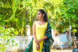 Yellow Straight Salwar