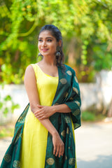 Yellow Straight Salwar
