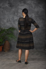 Black cotton dress (Top) - YoshnasByEla