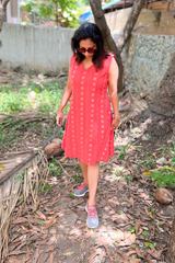 Dark Peach Cotton Top