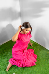 Rani pink Mul cotton dress