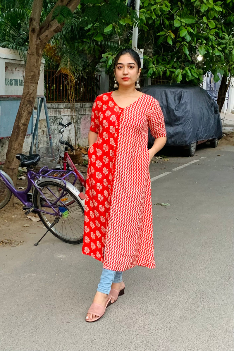 Red Shirt Dress