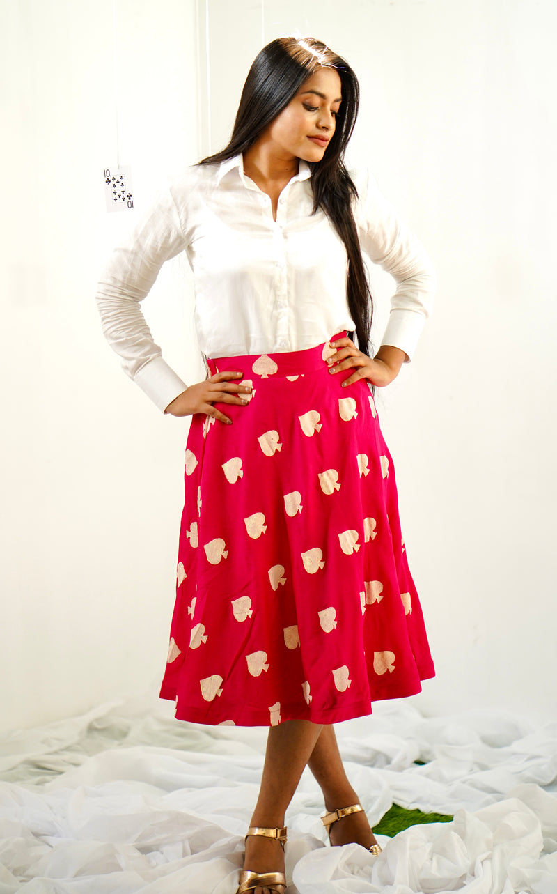 Pink & Lavender dual skirt