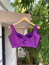 Purple cotton Blouse